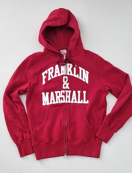Franklin Marshall punainen huppari - Koko: S