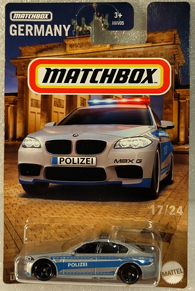 Pienoismalli BMW  535i (F10) Polizei   1/64