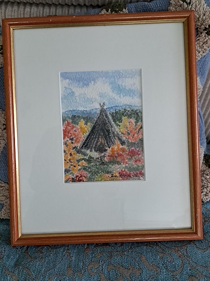 Värikäs taulu ~ Lohja keskusta