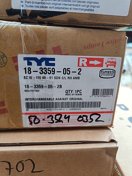 Mercedes Benz w126 oikea vilkku