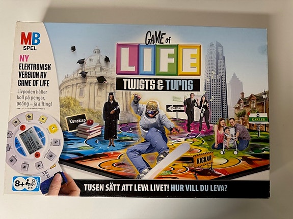 Hasbro Game of Life Twists & Turns (ruotsinkielinen)