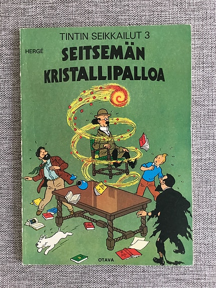 Tintin seikkailut 3: Seitsemän kristallipalloa 1. painos 1971