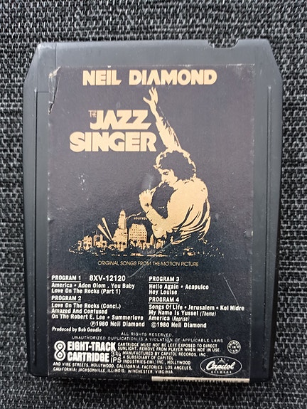 Neil Diamond Jazz Singer 8-raita kasetti