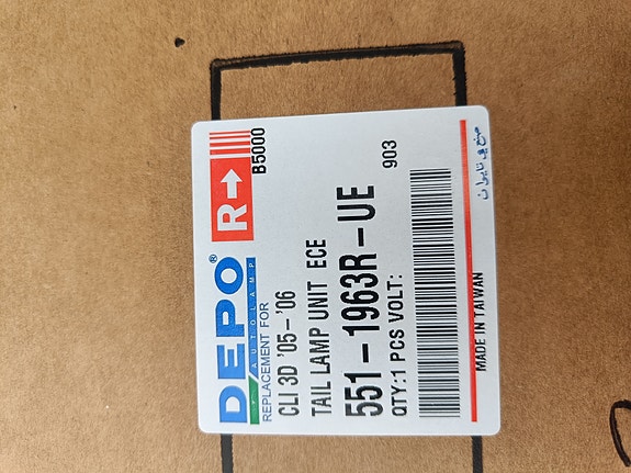 Renault Clio 2005-2006 oikea takavalo