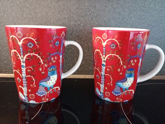 Punaiset IITTALA Taika mukit 2kpl