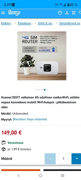 Huawei 4G Wifi reititin
