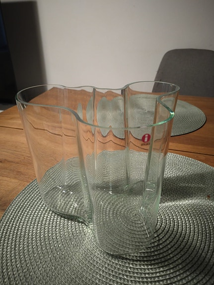 Iittala Alvar Aalto maljakko 16cm, kirkas