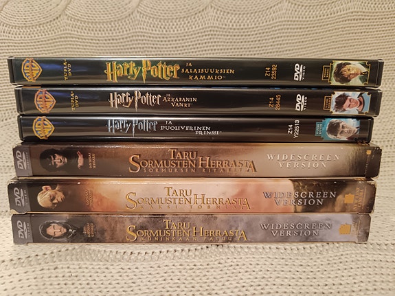 Harry Potter ja Taru Sormusten Herrasta elokuvia