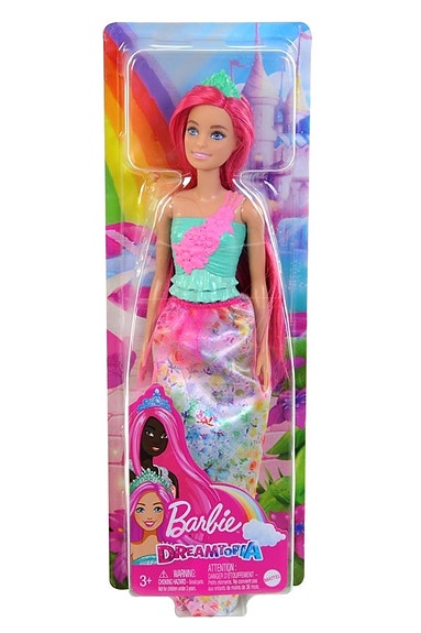 Barbie Dreamtopia doll with pink hair 11x32,5cm