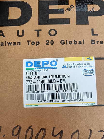 Volvo S60 2010 vasen umpio