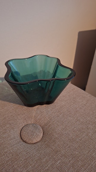 Iittala maljakko vihreä