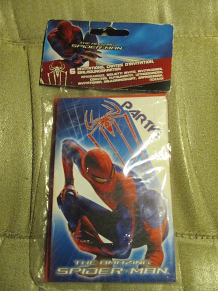 Spider-man kutsukortit