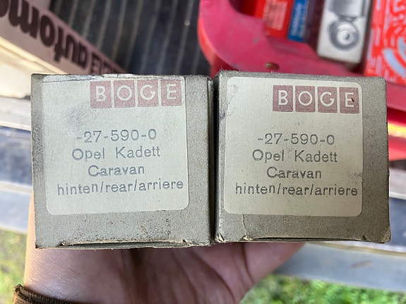 Opel Kadett-A/B/C/Rekord/Commodore Takaiskarit Boge 63-79