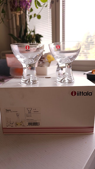 Iittala Tapio Wirkkala liköörilasi 2 kpl