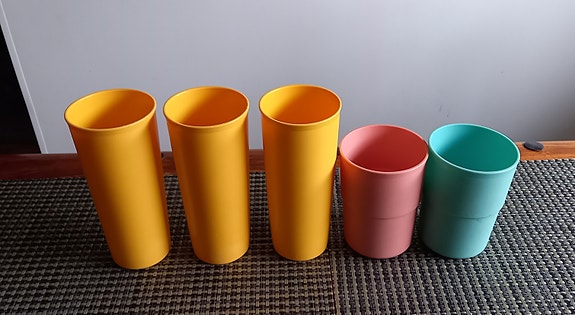 Tupperware mukit