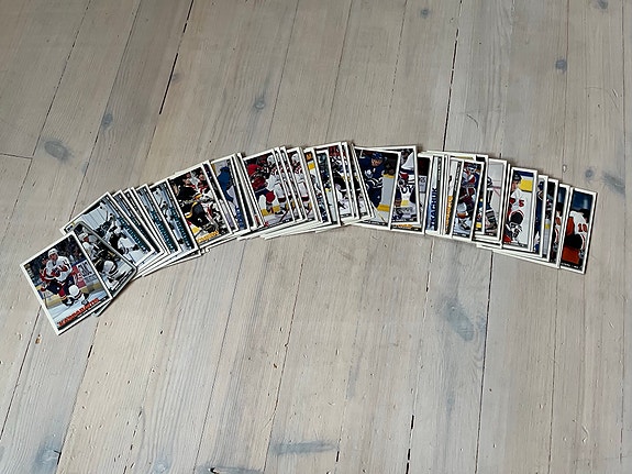 NHL Jääkiekko Kortit Upper Deck sarjaa 58 korttia