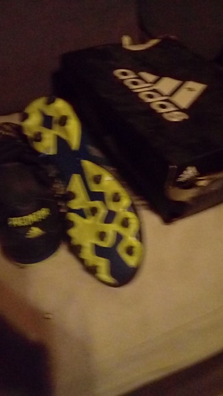 Adidas Jalkapallokengät Koko 44 Musta Keltainen