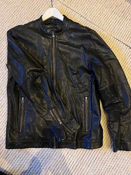 Jack & Jones nahkatakki Musta koko M