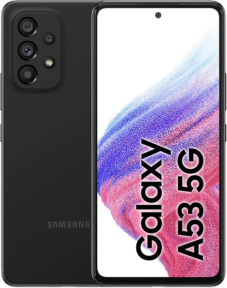 Samsung Galaxy A53 5G -älypuhelin 6/128 GB, musta, käytetty (Takuu 24kk)