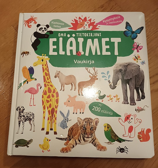Eläimet lasten tietokirja