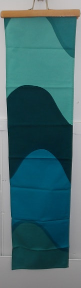 Vintage Marimekko kaitaliina monivärinen lokki