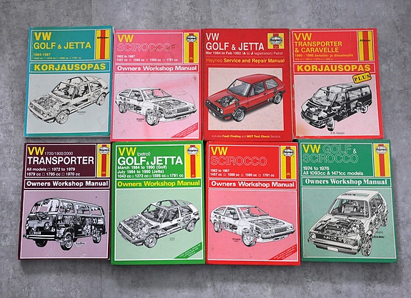 Haynes korjausopas vw volvo toyota suzuki mitsubishi citroen saab