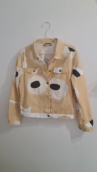 Marimekko Unikko Farkkutakki Beige