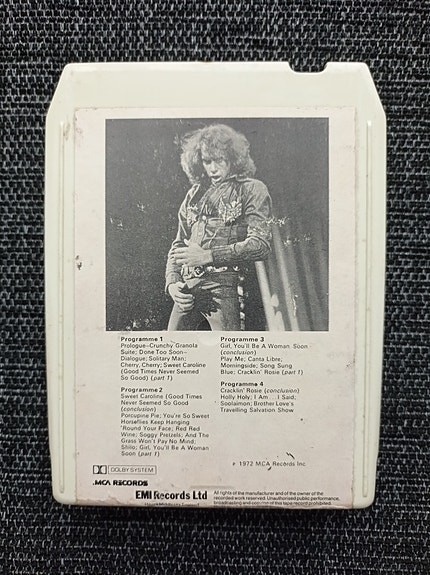 Neil Diamond Hot August Night 8-raita kasetti