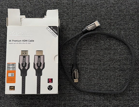 Dacota platinum hdmi johto 4K 0,75m