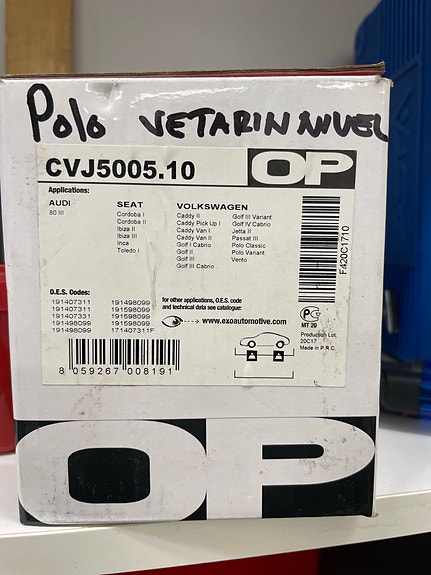 Volkswagen Golf I/II/III, Polo, Seat/Audi vetoakselin nivel