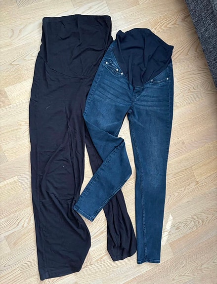 H&M Mama Äitiyshousut koko s