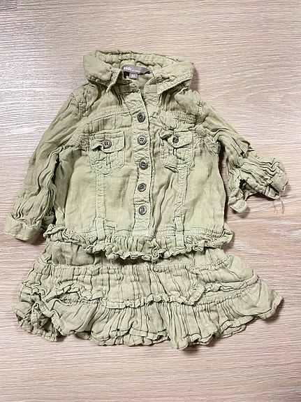 Lindex Kids Mekko Khaki koossa 86cm