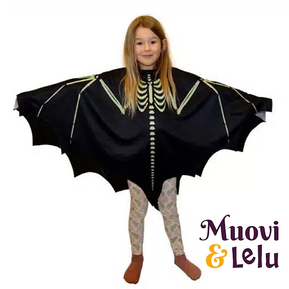 Lasten naamiaisasu luuranko Poncho 4-7 V 15,90 € UUSI