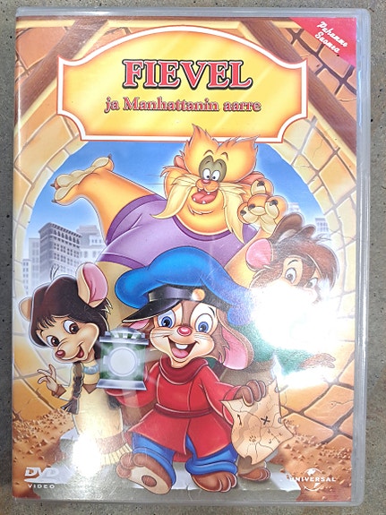 Fievel ja manhattanin aarre dvd