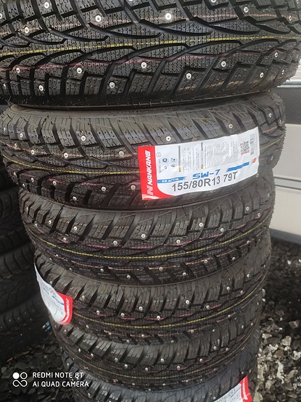 Uudet 155/80R13" Nankang nastarenkaat