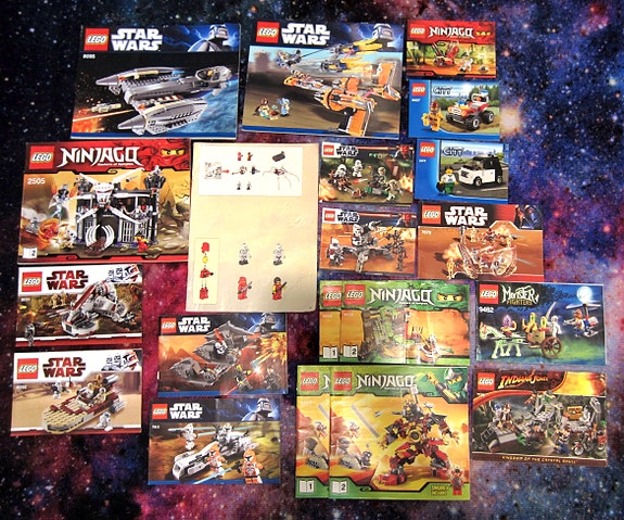 Lego ohjeita valikoiden