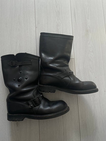 Golden Goose Leather Biker Boots