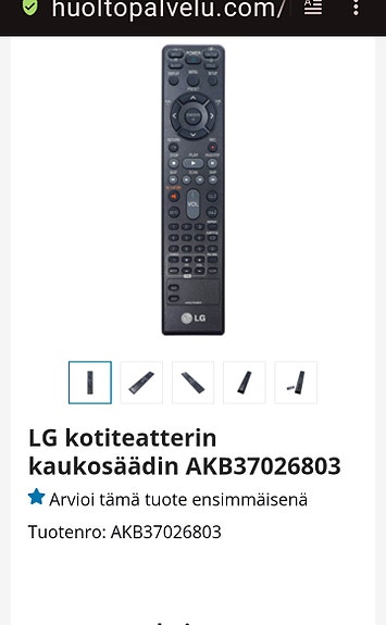 Ostan kaukosäätimen lg