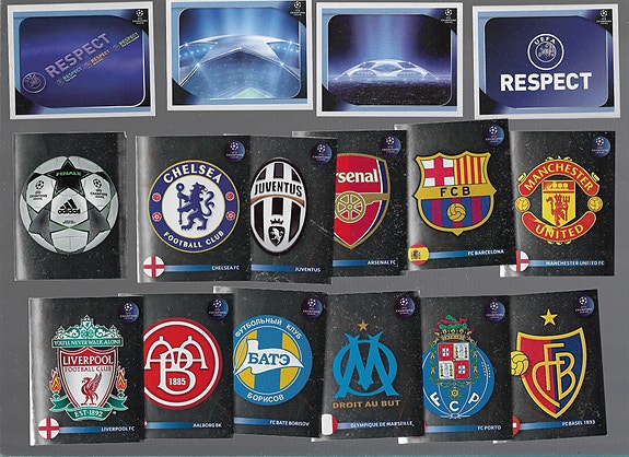 Panini Champions League 2008-2009 tarrat