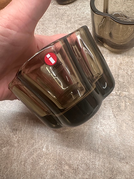 Iittala Alvar Aalto kynttilälyhty 60mm hiekka. 3 kpl