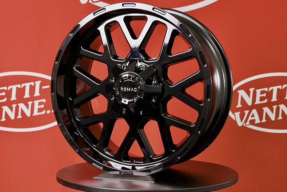 ROMAC UTAH GLOSS BLACK 9x20" 6x139.7 ET12 Ø93.1 DODGE RAM