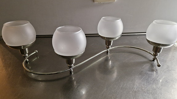 PartyLite hopeaköynnös kynttilänjalka