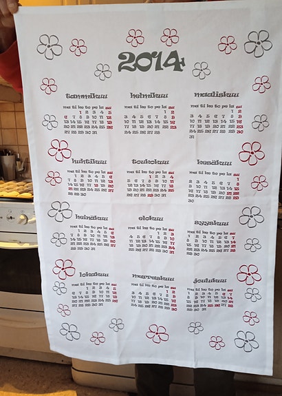 Kalenteripyyhe 2014