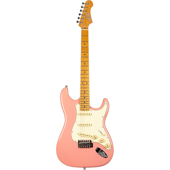 UUSI Jet Guitars JS-300 Burgundy Pink