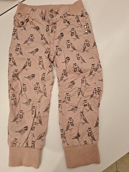 Lindex 2 housut tytölle 104 cm