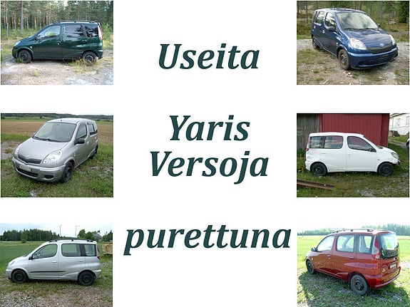 Toyota Yaris Verso varaosia