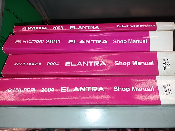 Korjaamokirja Hyundai Elantra