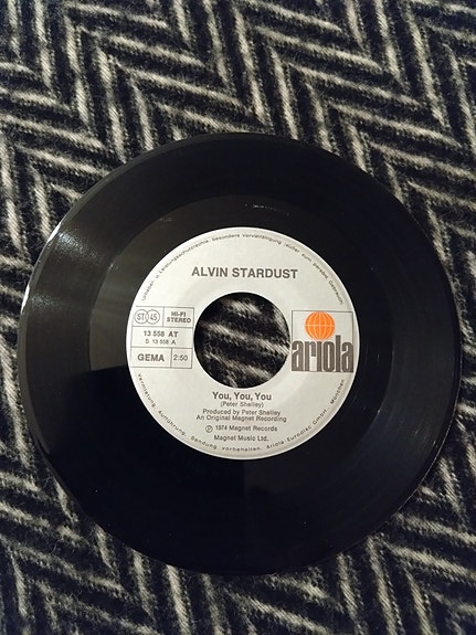 Alvin Stardust 7" You,You,You/Come on