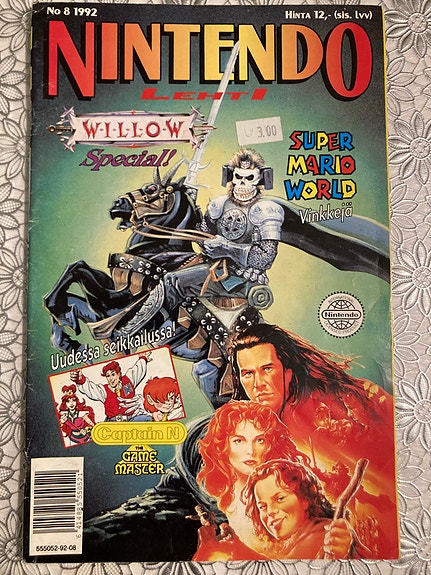 Nintendo lehti nro 8/1992