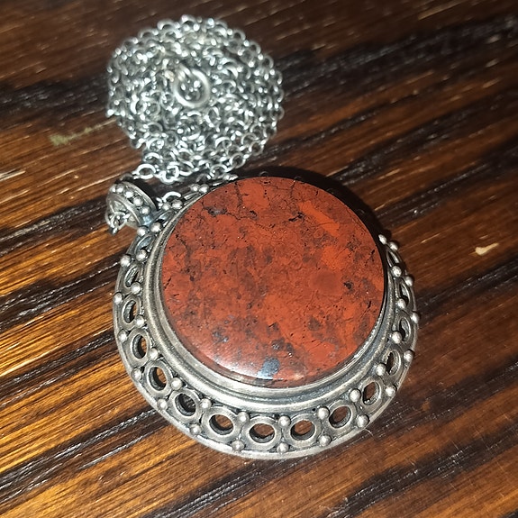 Vintage Kalevala hopea design riipus